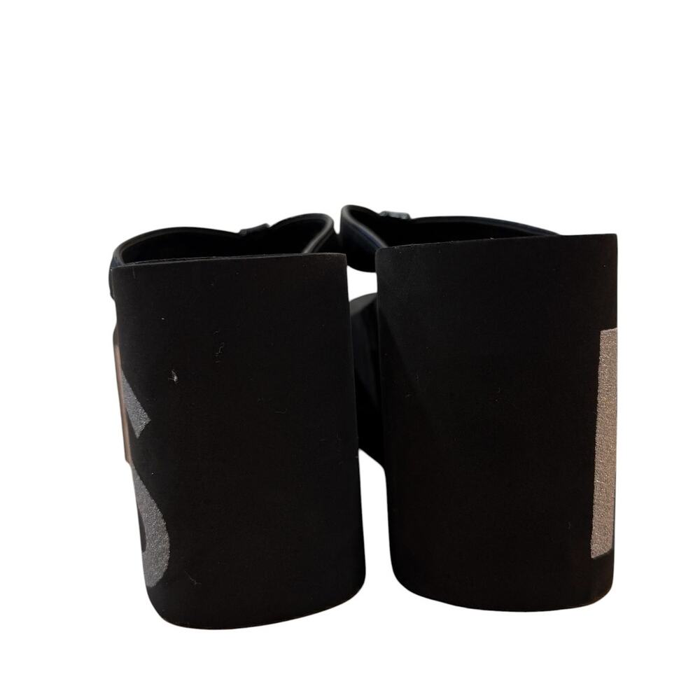 Michael Kors Benny Platform Flip Flops MK Logo Sandals Size 8 Y2K Vibes - Picture 4 of 7